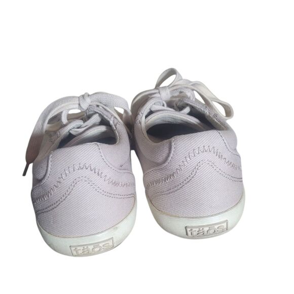 Taos Star Sneakers Women's Size 7 Beige Casual Walking Flat Shoes Beachy Comfort - Picture 5 of 9